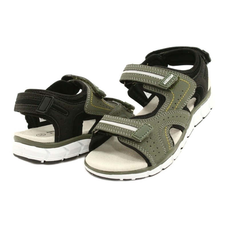 American Club Urheilupoikien nahkainen insertti ES33/21 khaki vihreä 2