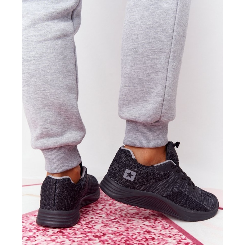 NEWS Naisten urheilukengät Comfort Foam Black Long Distance musta 2