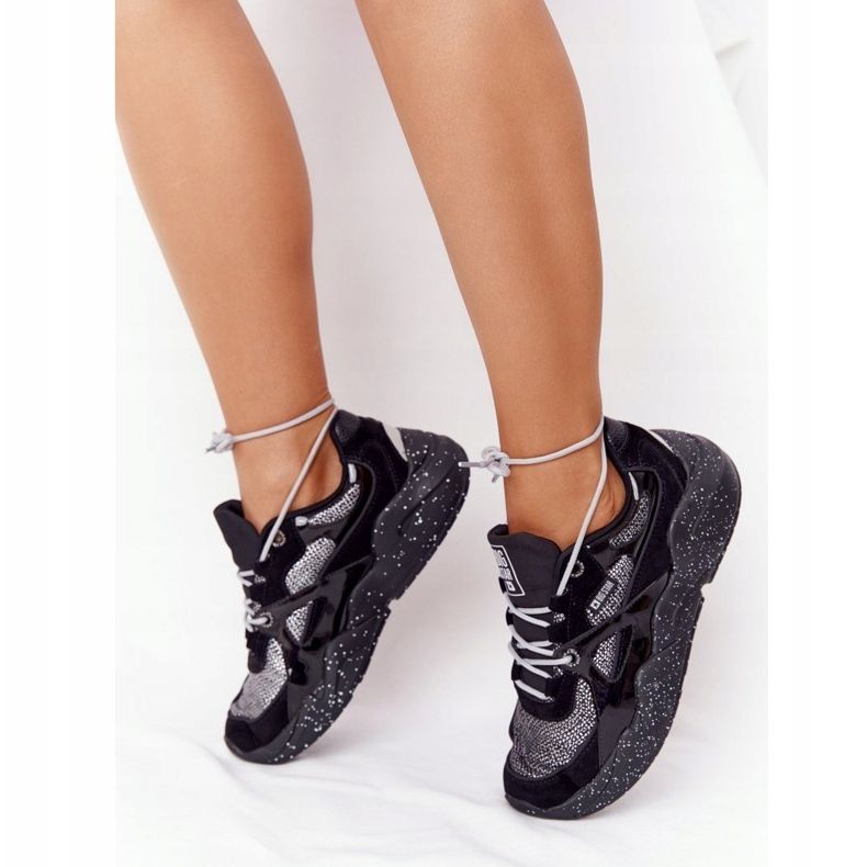 Naisten urheilukengät Memory Foam Big Star HH274325 Musta 2