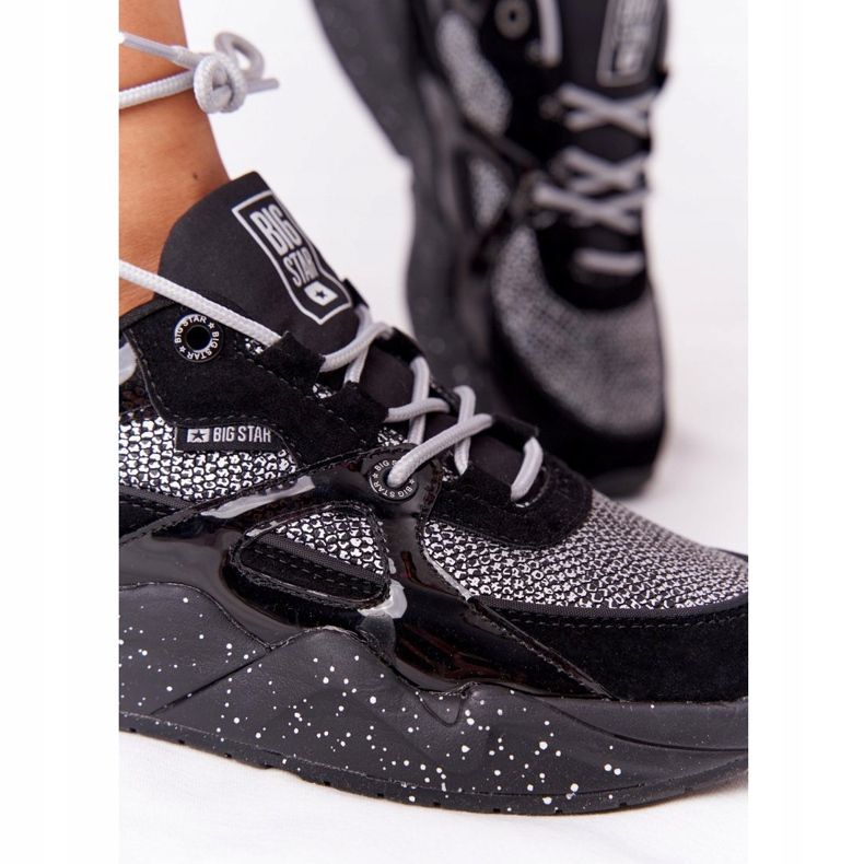 Naisten urheilukengät Memory Foam Big Star HH274325 Musta 1