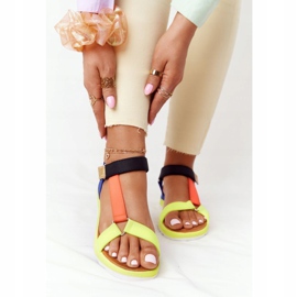 MSMG Naisten sandaalit kumipohjassa Monivärinen muukalainen 2