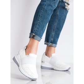 SHELOVET Slip-on valkoiset lenkkarit valkoinen 1