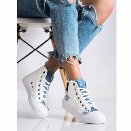 Naisten Big Star Tennarit HH274160 valkoinen 2