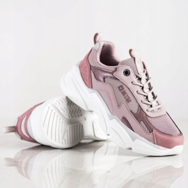 Naisten lenkkarit Big Star HH274258 violetti vaaleanpunainen 1