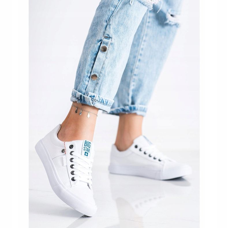 Naisten lenkkarit Big Star AA274511 valkoinen 1