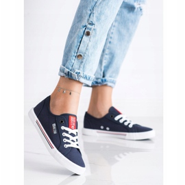 Naisten Big Star Tennarit HH274063 sininen 1