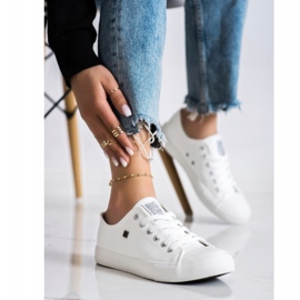 Naisten Big Star Tennarit V274869 valkoinen 1