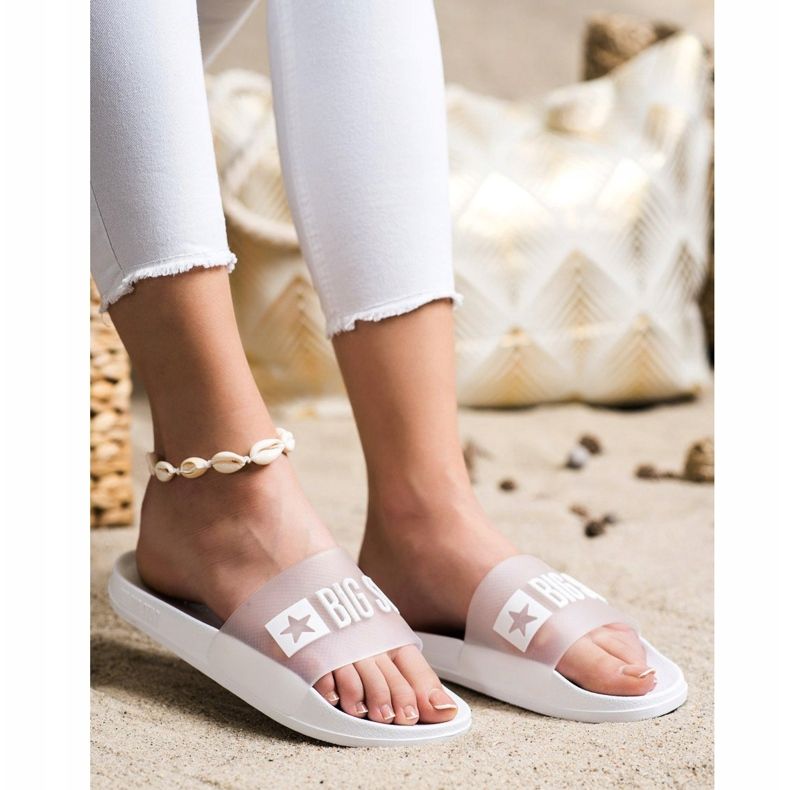 Big Star Naisten suuret tossut FF274A199 valkoinen 1