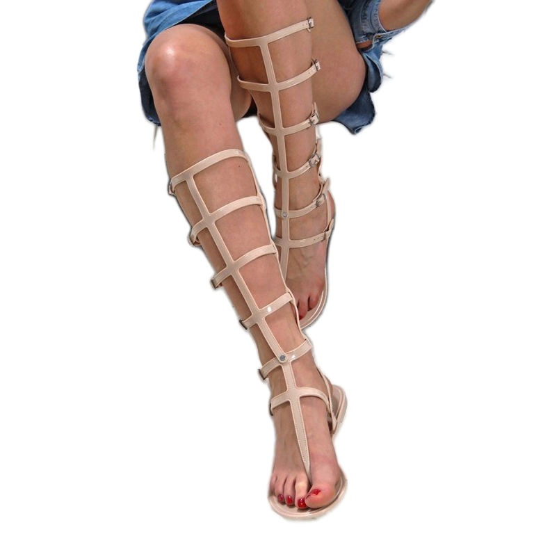 Lu Boo Beige Sandaalit Korkeat Roomalaiset Japanilainen Harona 2