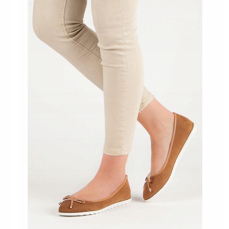 Small Swan Kamelin ballerinat ruskea 2