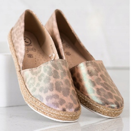 Kylie Spotted Espadrilles beige kultainen 2