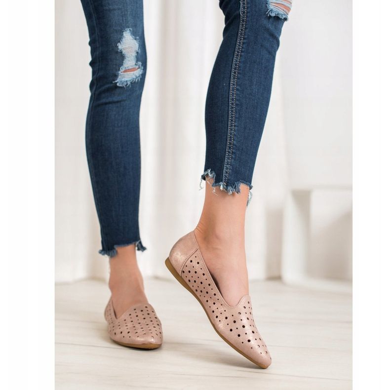 Kylie Avoimet herrat vaaleanpunainen keltainen 1