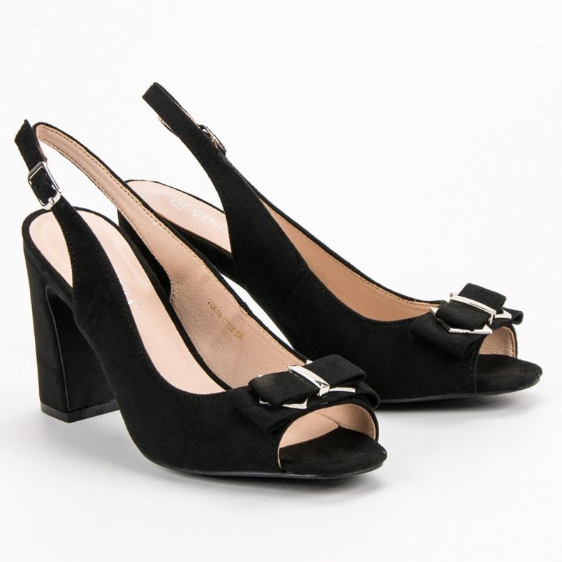 SHELOVET Sandaalit baarissa musta 1