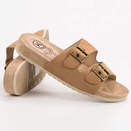 Kylie Klassiset ruskeat tohvelit 1