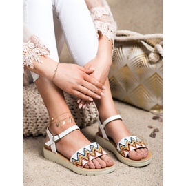 SHELOVET Rento Sandaalit valkoinen 1