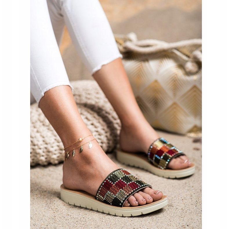 SHELOVET Tossut, joissa on kuutiometriä monivärinen 1