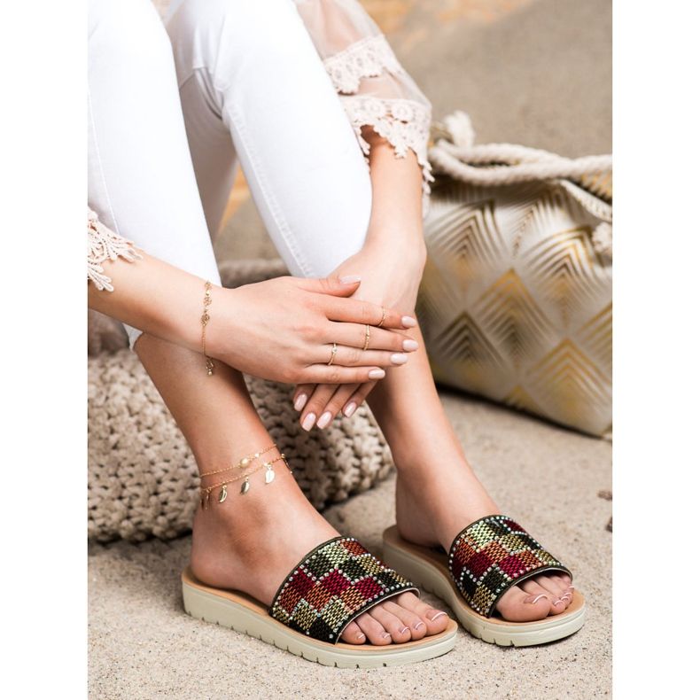 SHELOVET Tossut, joissa on kuutiometriä monivärinen 2