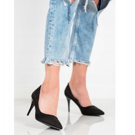 Kylie Klassiset mokkanahkakengät musta 2