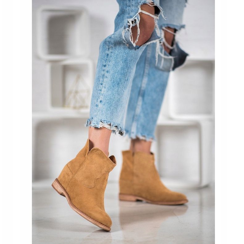 Bella Paris Mokkanahkaiset cowboy -saappaat ruskea 1