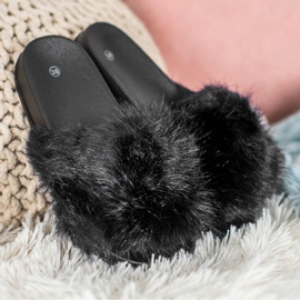 SHELOVET Mukavat turkis -tossut musta 1