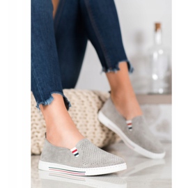 Filippo Harmaat nahkaiset lenkkarit 2