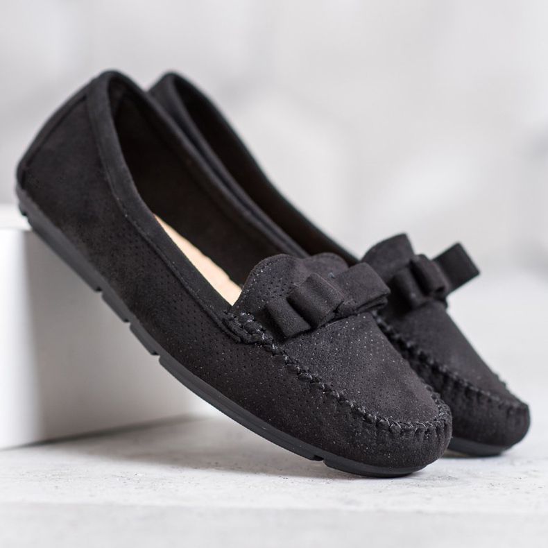 Clowse Avoimet loaferit jousella musta 2