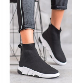 SHELOVET Musta Slip On Kengät 1