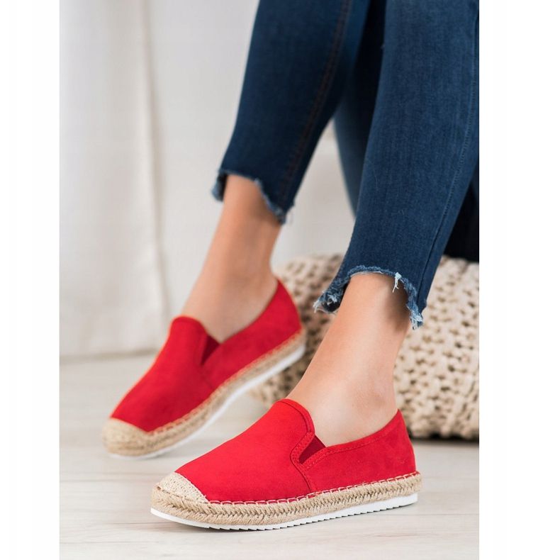Goodin Suede Espadrilles punainen 1