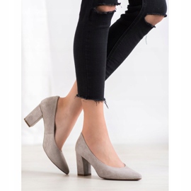 W. Potocki Glitterillä varustetut pumput harmaa 1