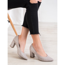 W. Potocki Glitterillä varustetut pumput harmaa 2