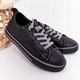 Lasten Eco-Nahka Big Star HH374038 mustat lenkkarit 2