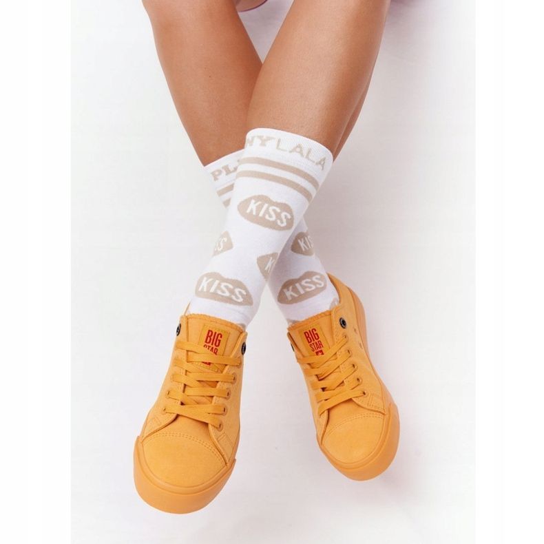 Naisten lenkkarit Big Star HH274134 Keltainen 2