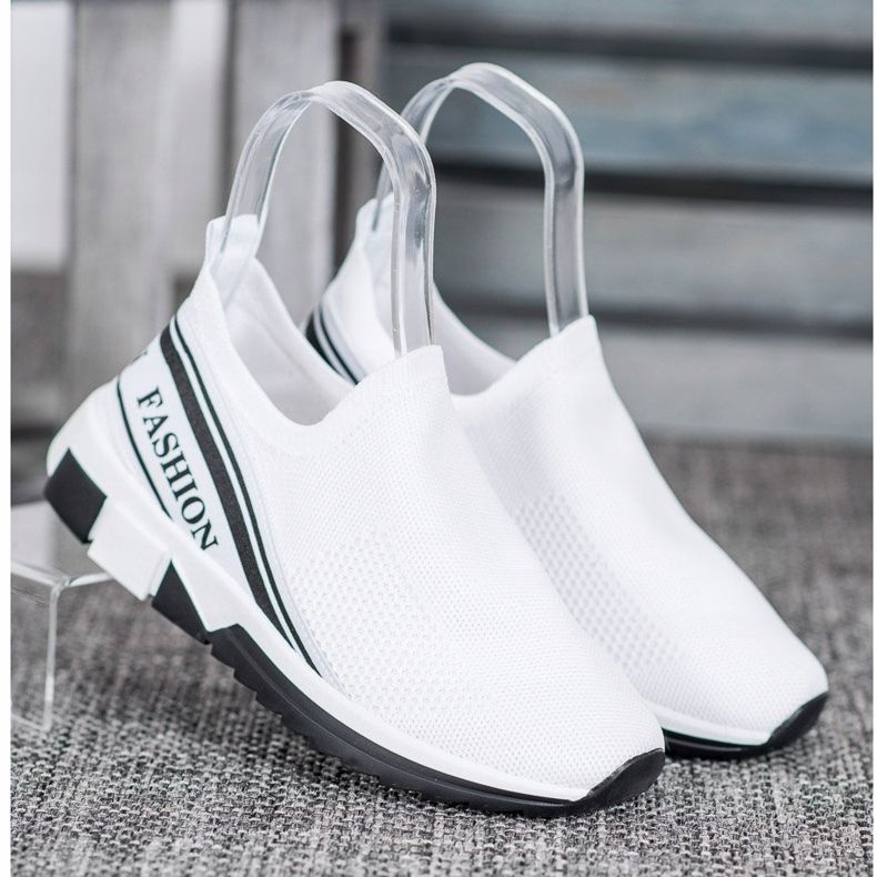 SHELOVET Avoin Slipony -muoti valkoinen 1