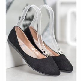 Mustat ballerinat VINCEZA -koristeella 1