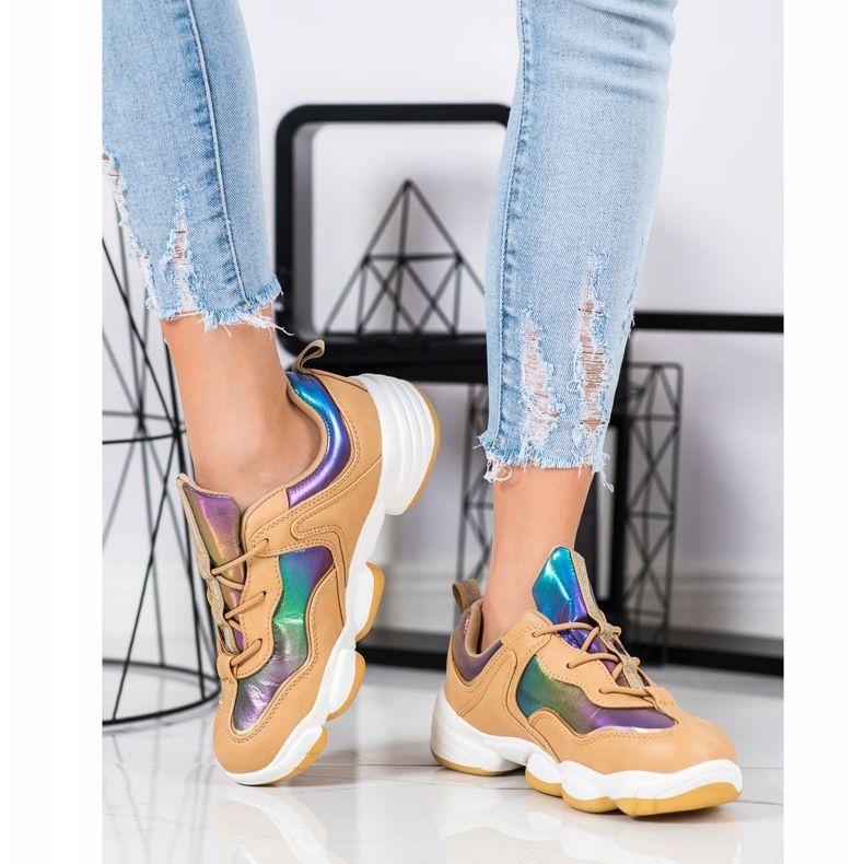 Kylie Tyylikkäät urheilukengät beige monivärinen 1