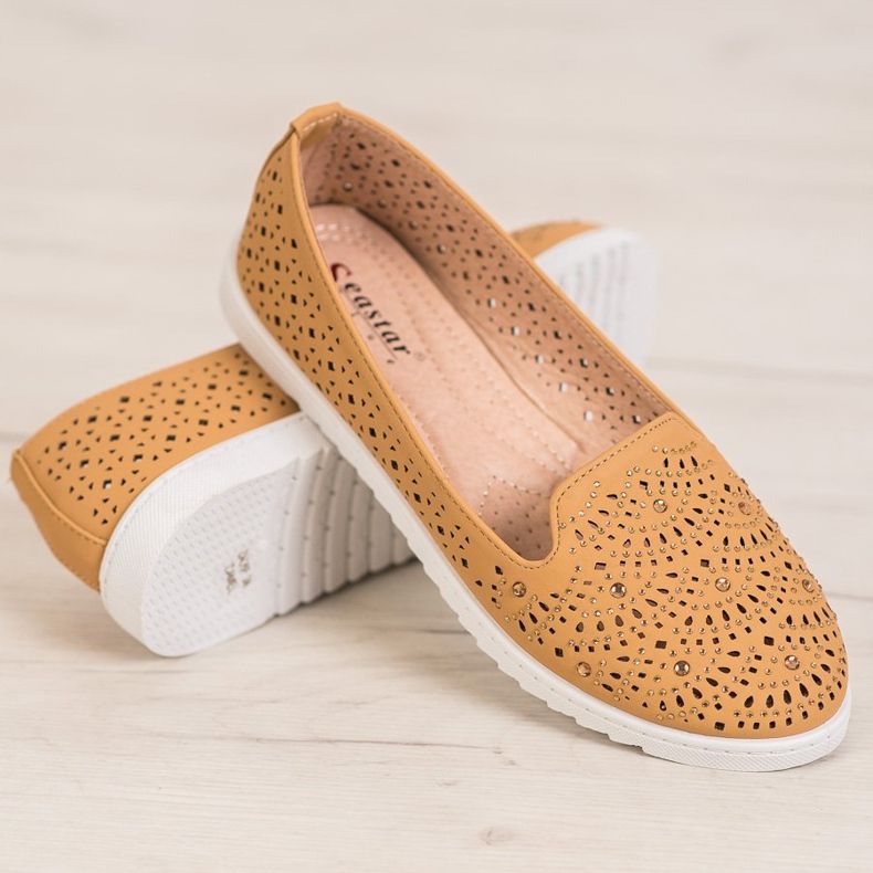 Seastar Avoimet herrat kristallien kanssa ruskea 1