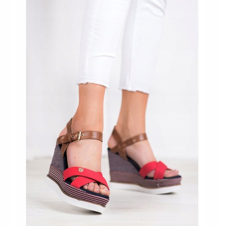 SHELOVET Wedge sandaalit monivärinen 1