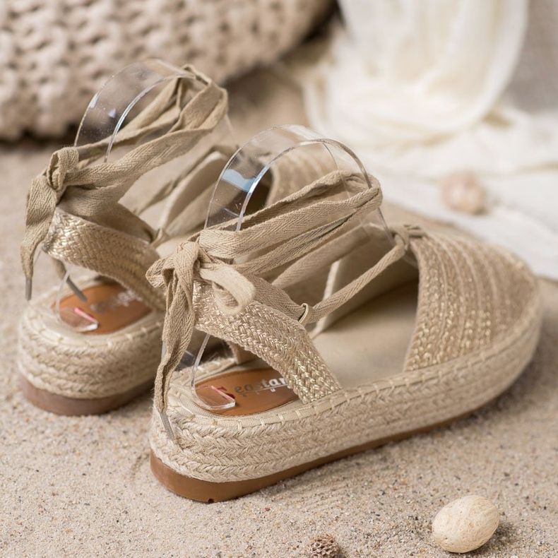 Seastar Sidotut Espadrilles -sandaalit kultainen 2