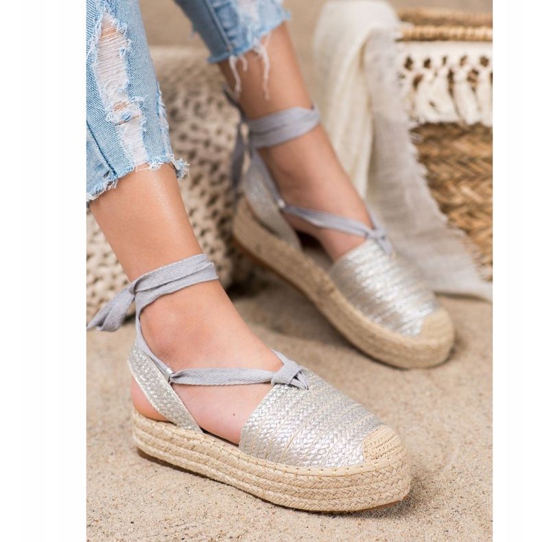 Seastar Sidotut Espadrilles -sandaalit harmaa 1