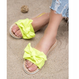 SHELOVET Tyylikkäät keltaiset tossut keltainen 2