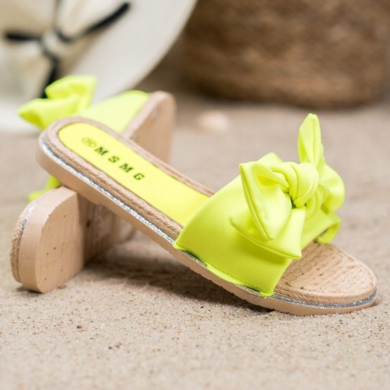 SHELOVET Tyylikkäät keltaiset tossut keltainen 1