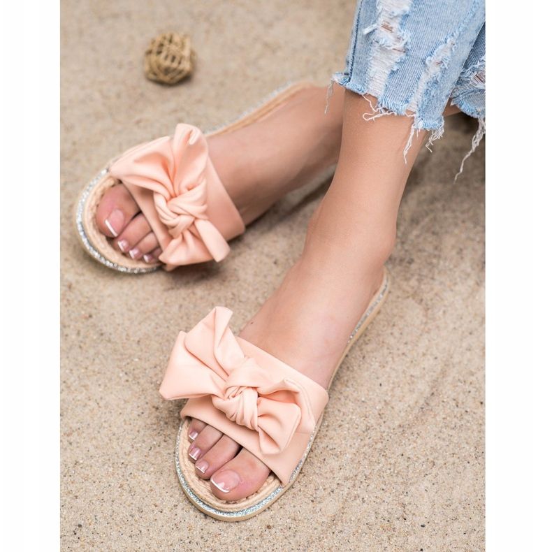 SHELOVET Tyylikkäät vaaleanpunaiset tossut vaaleanpunainen 1