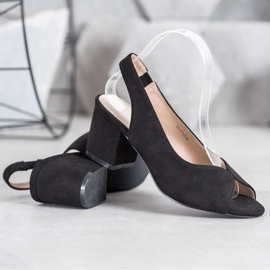 Filippo Rento korkeakorkoiset sandaalit musta 1