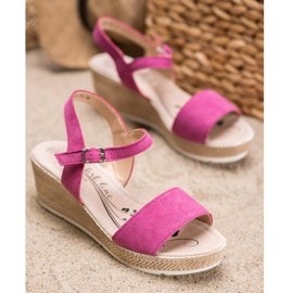 Filippo Rento nahka sandaalit vaaleanpunainen 1