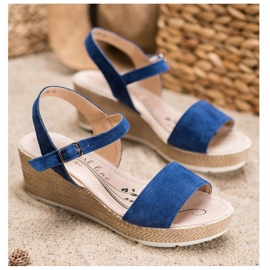 Filippo Rento nahka sandaalit sininen 1