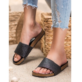 Filippo Mustat tossut glitterillä 2