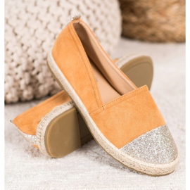 Seastar Espadrillit glitterillä oranssi keltainen 2