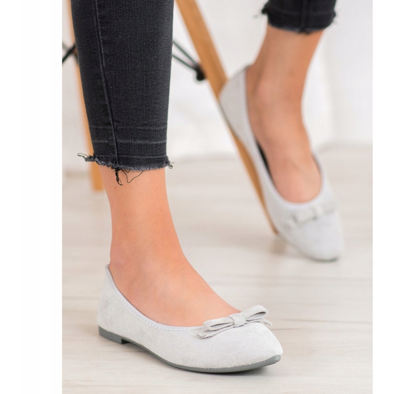 VINCEZA mokkanaiset ballerinat harmaa 2