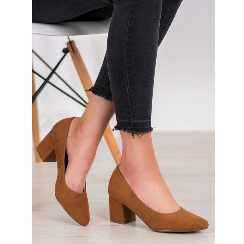 W. Potocki Klassiset korkokengät ruskea 1