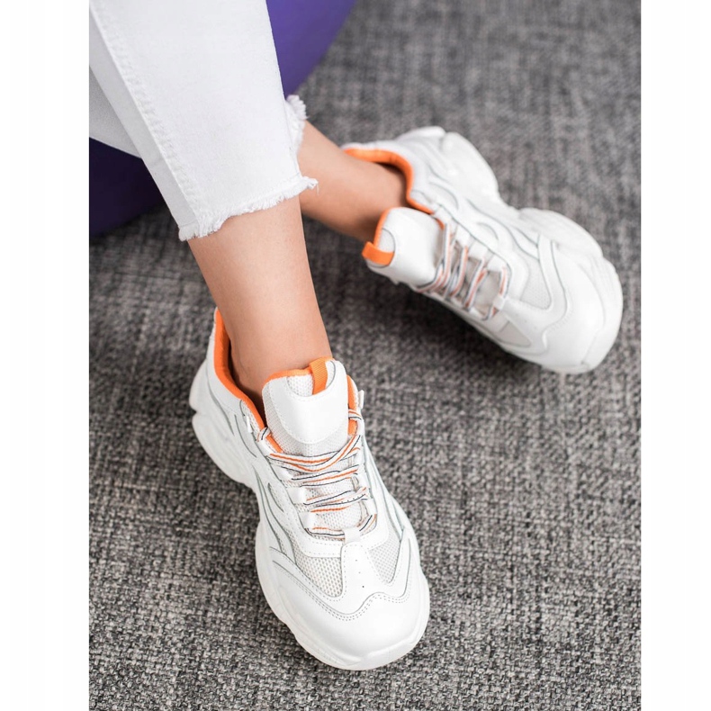 SHELOVET Nauhalliset lenkkarit valkoinen 1